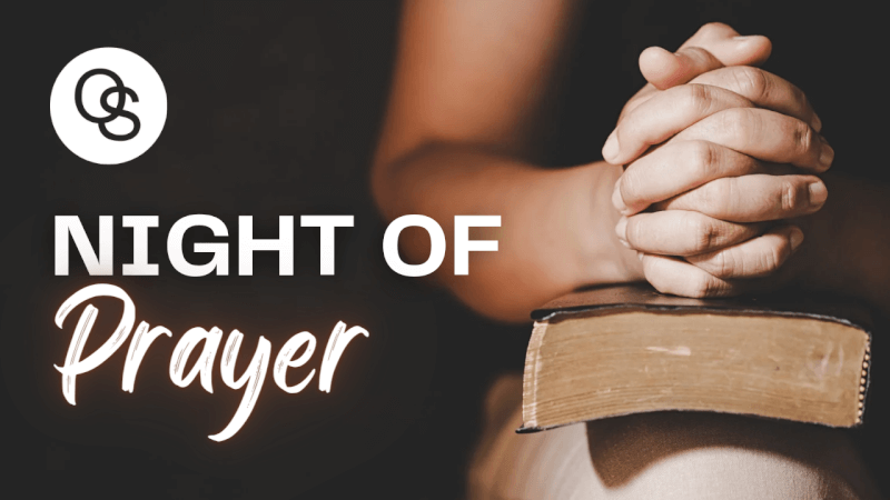 <p>Join us weekly on Thursday for a night of prayer.&nbsp; Church will be open from 6:30pm - 7:30pm every week for those who need prayer or would like to have a place to pray.</p>
